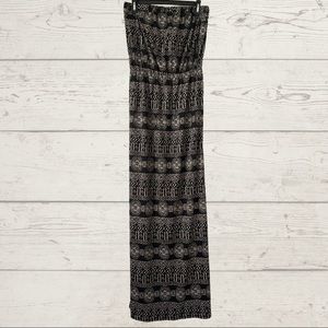 Honolua Surf Strapless Greco Maxi Dress ~ SIZE L ~NWT